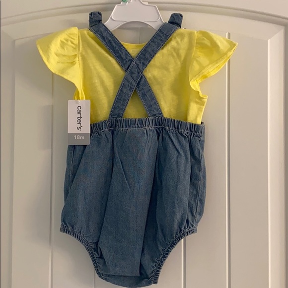 Adorable carter’s jumper with yellow t shirt - Picture 3 of 3